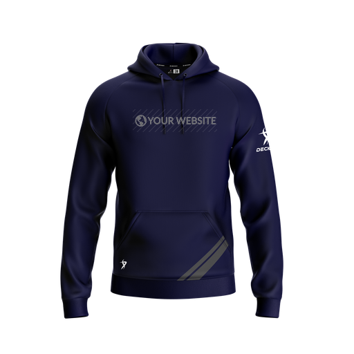 [FOLHSMNV-YXS-LOGO1] Decker Summit Hoodie (Youth XS, Navy, Logo 1)